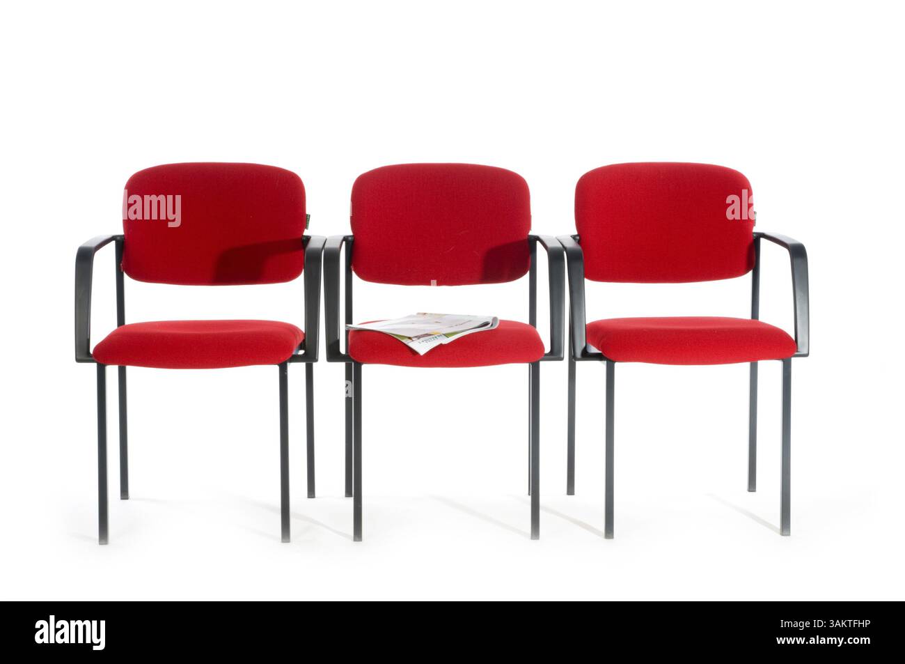 Wartezimmer im Krankenhaus oder durch den Arzt Stockfoto