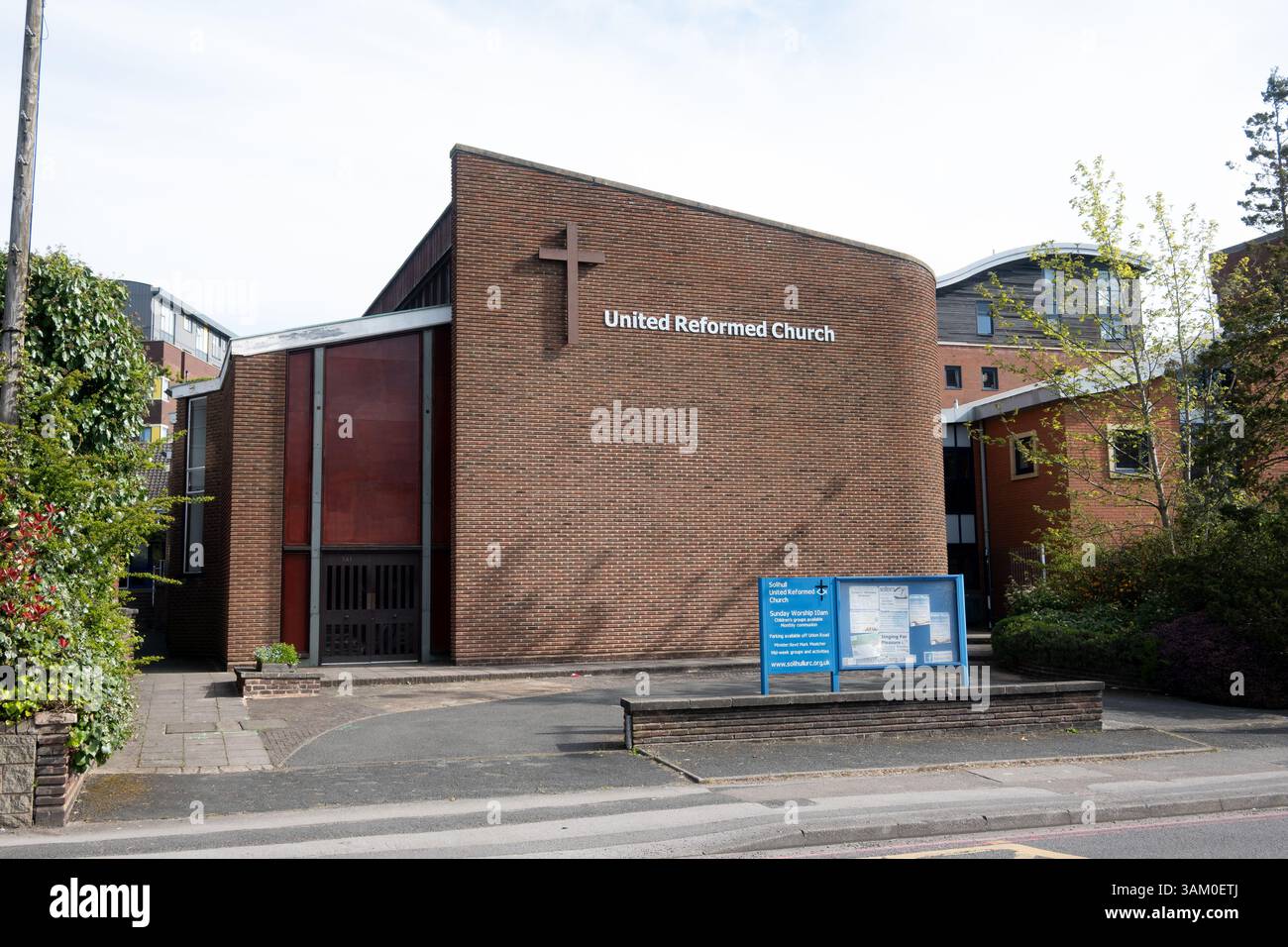 United Reformed Church, Solihull, West Midlands, England, Vereinigtes Königreich Stockfoto
