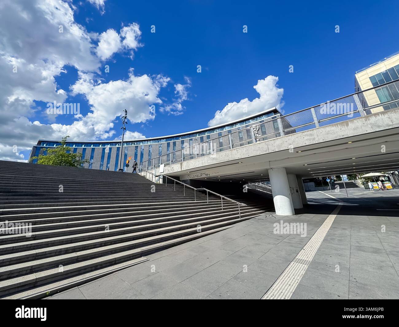 Stadtzentrum Von Uppsala - Stockholm, Schweden - Smartphone-aufgenommenes Stockfoto