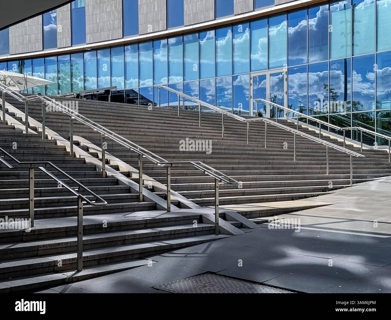 Stadtzentrum Von Uppsala - Stockholm, Schweden - Smartphone-aufgenommenes Stockfoto