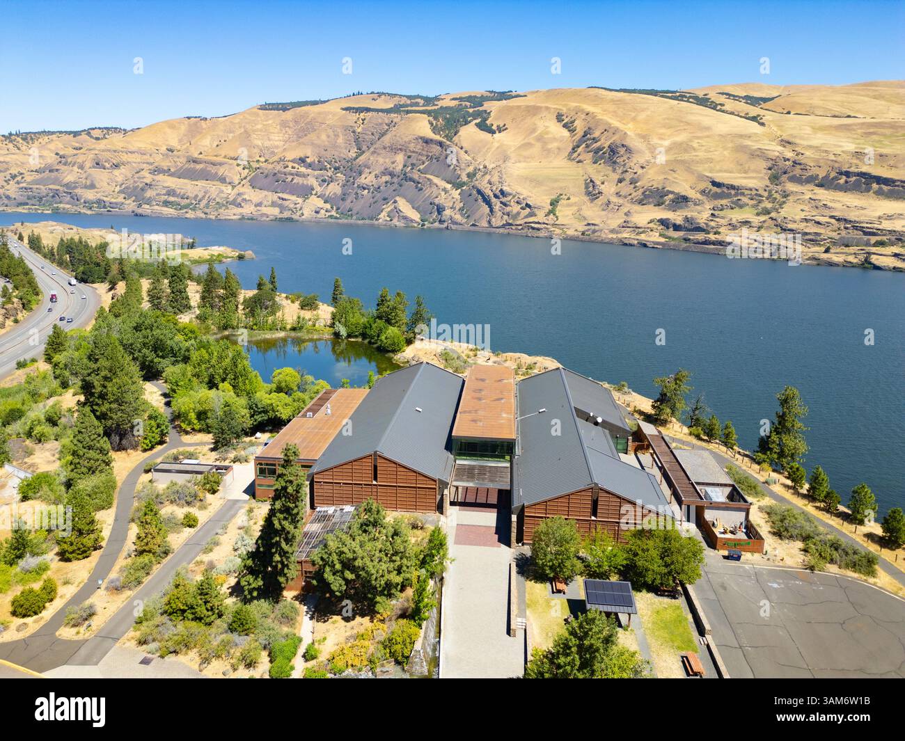 Columbia Gorge Discovery Center & Museum Stockfoto