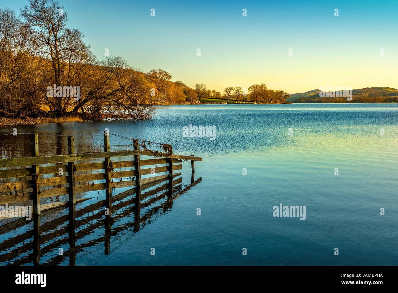 Coniston Water im Lake District National Park, Cumbria, Großbritannien Stockfoto