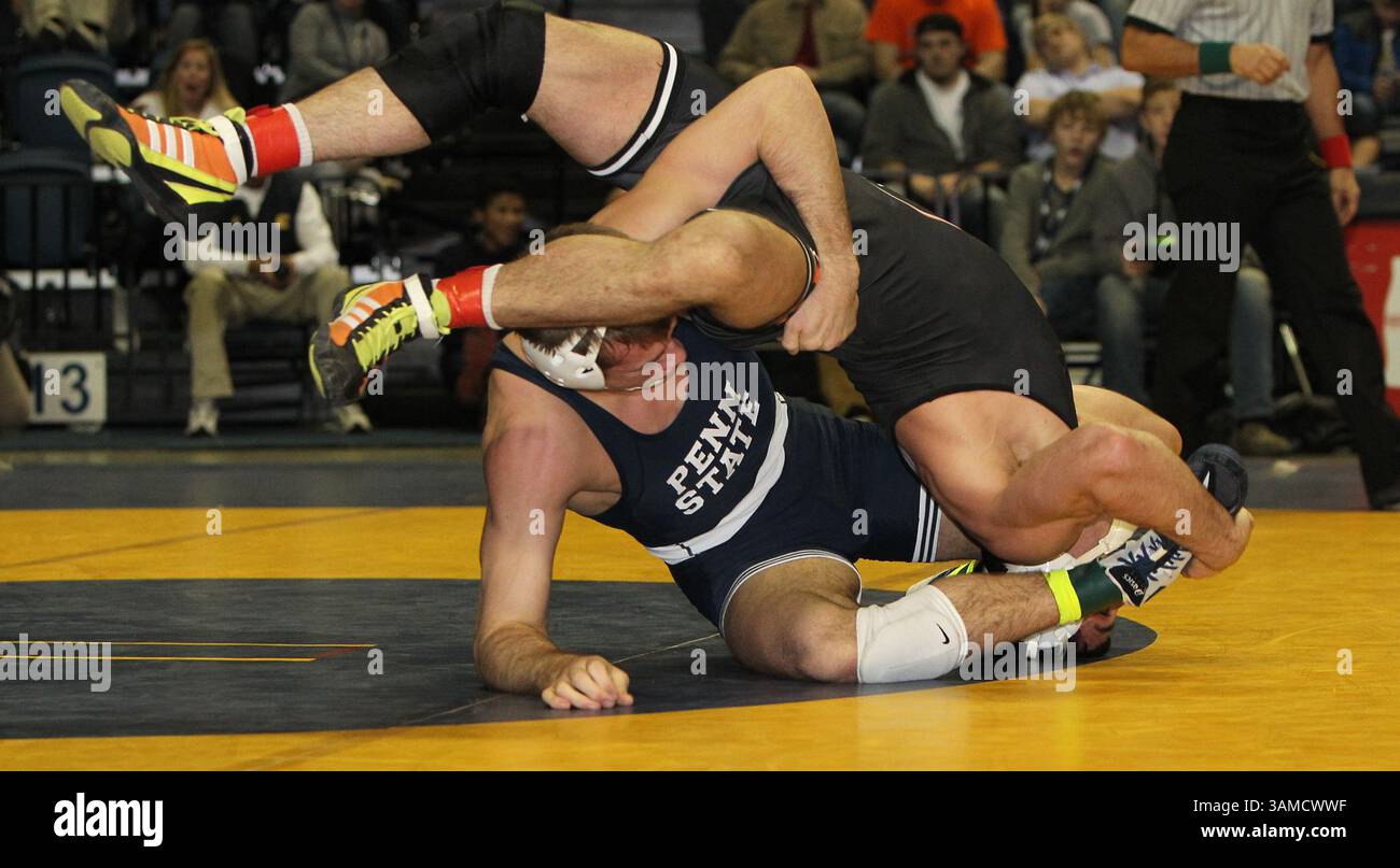 2. Januar 2014: Chattanooga, Tennessee, USA: Dan Taylor aus Penn State in der McKenize Arena. (Kreditbild: © Frank Mattia/ZUMAPRESS.com) Stockfoto