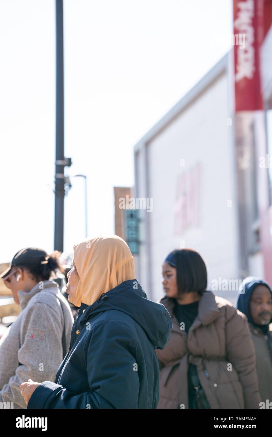 Der Markt in Lewisham High Street, London, England, Großbritannien Stockfoto