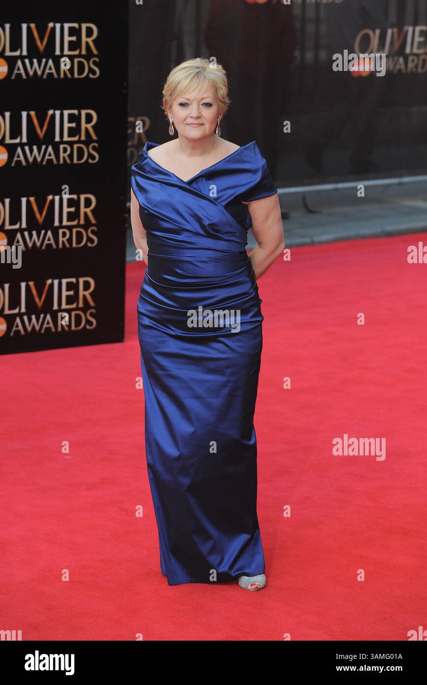 13. April 2014 - London, England, Vereinigtes Königreich - Maria Friedman kommt zu den Laurence Olivier Awards im Royal Opera House. (Quelle: Ferdaus Shamim/ZUMAPRESS.com) Stockfoto