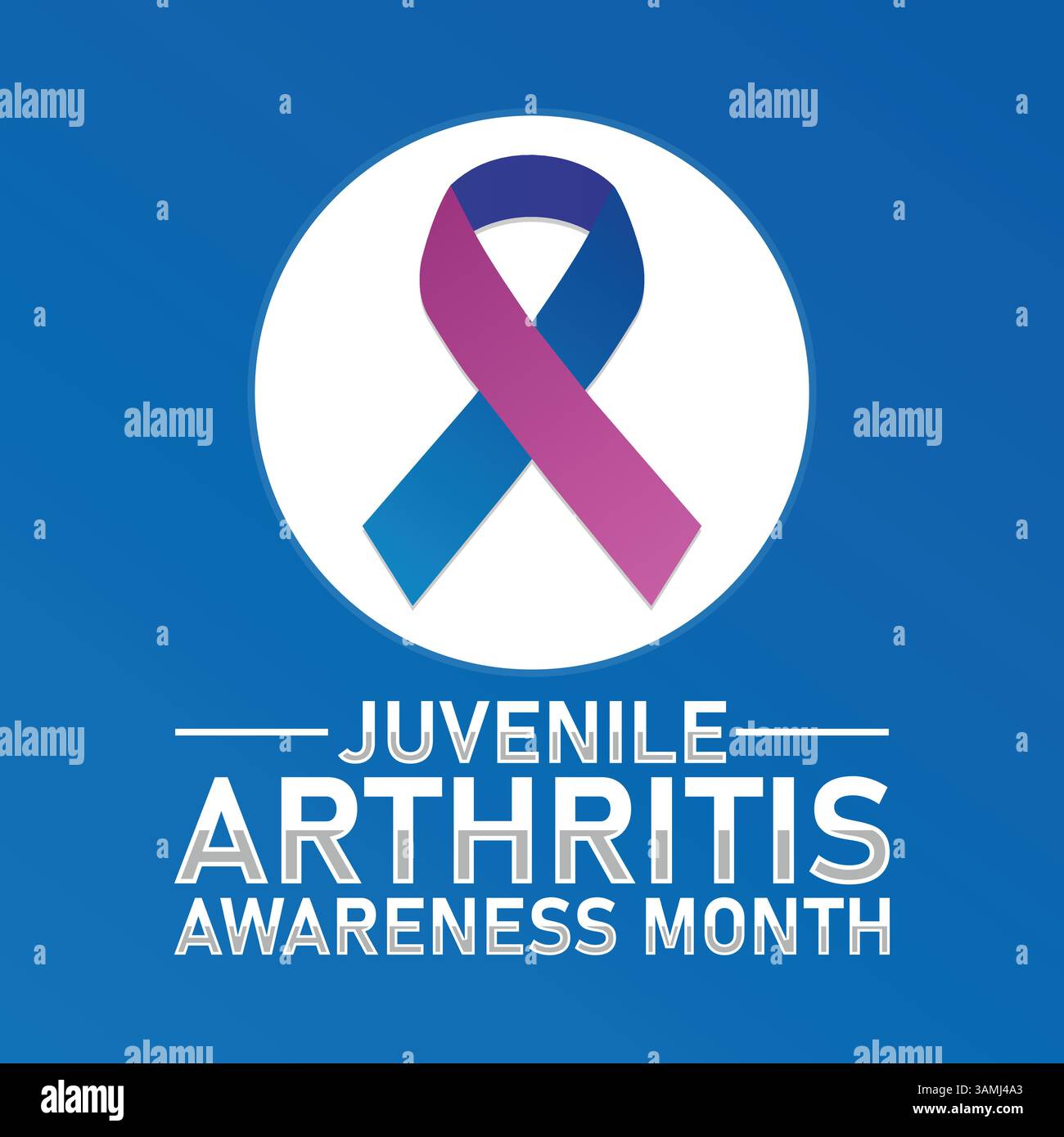 Awareness Month für juvenile Arthritis – Unterstützung fördern und Hoffnung verbreiten Stock Vektor