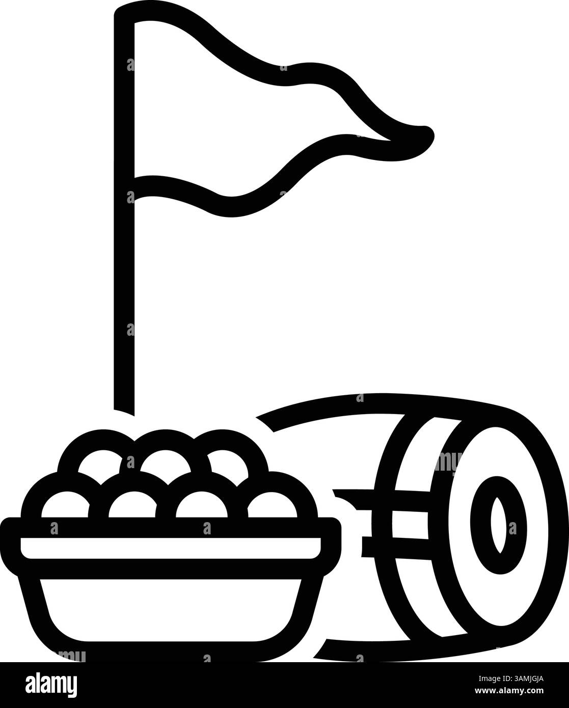 Symbol für Baisakhi, Festival Stock Vektor