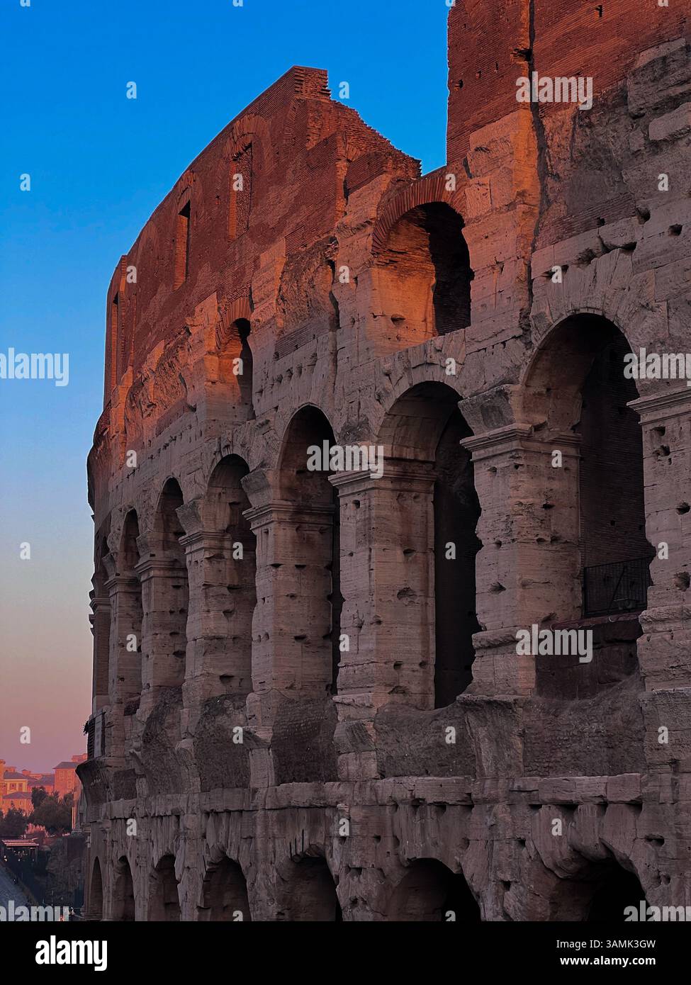 Kolosseum at Sunset, Rom, Italien Stockfoto