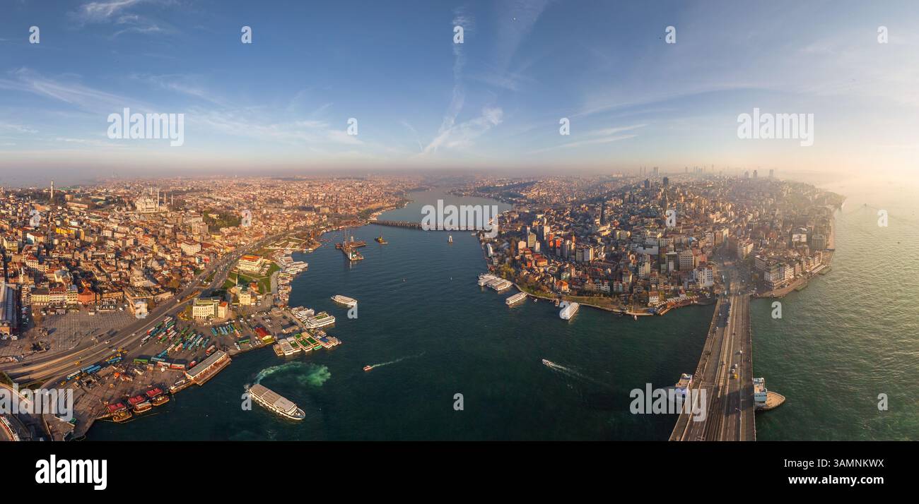 Panoramablick auf Istanbul, Türkei Stockfoto