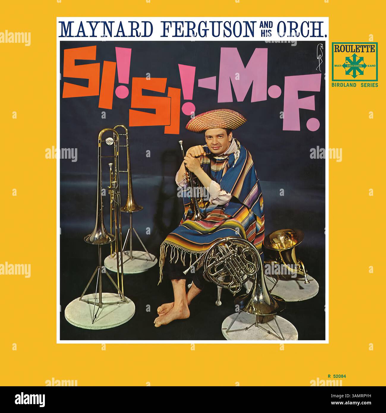 Maynard Ferguson - Si Si MF - Vintage Vinyl-Plattencover Stockfoto