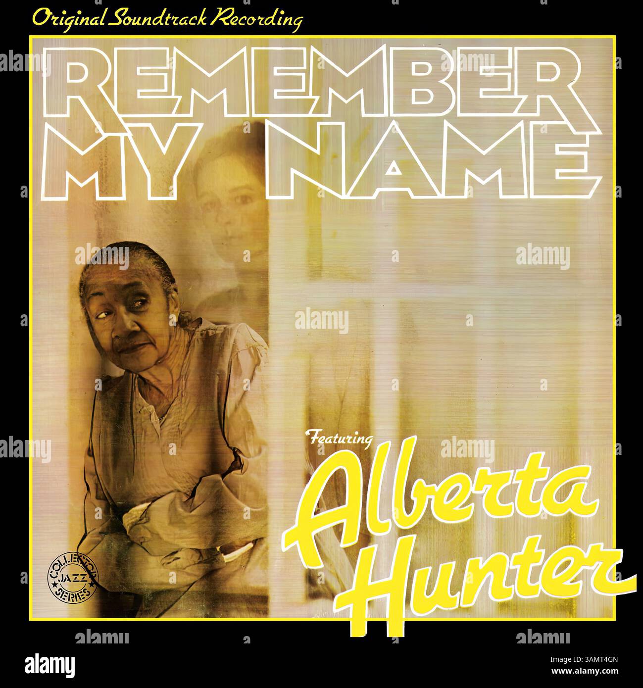 Alberta Hunter - Remember My Name - Vintage-Plattencover Stockfoto