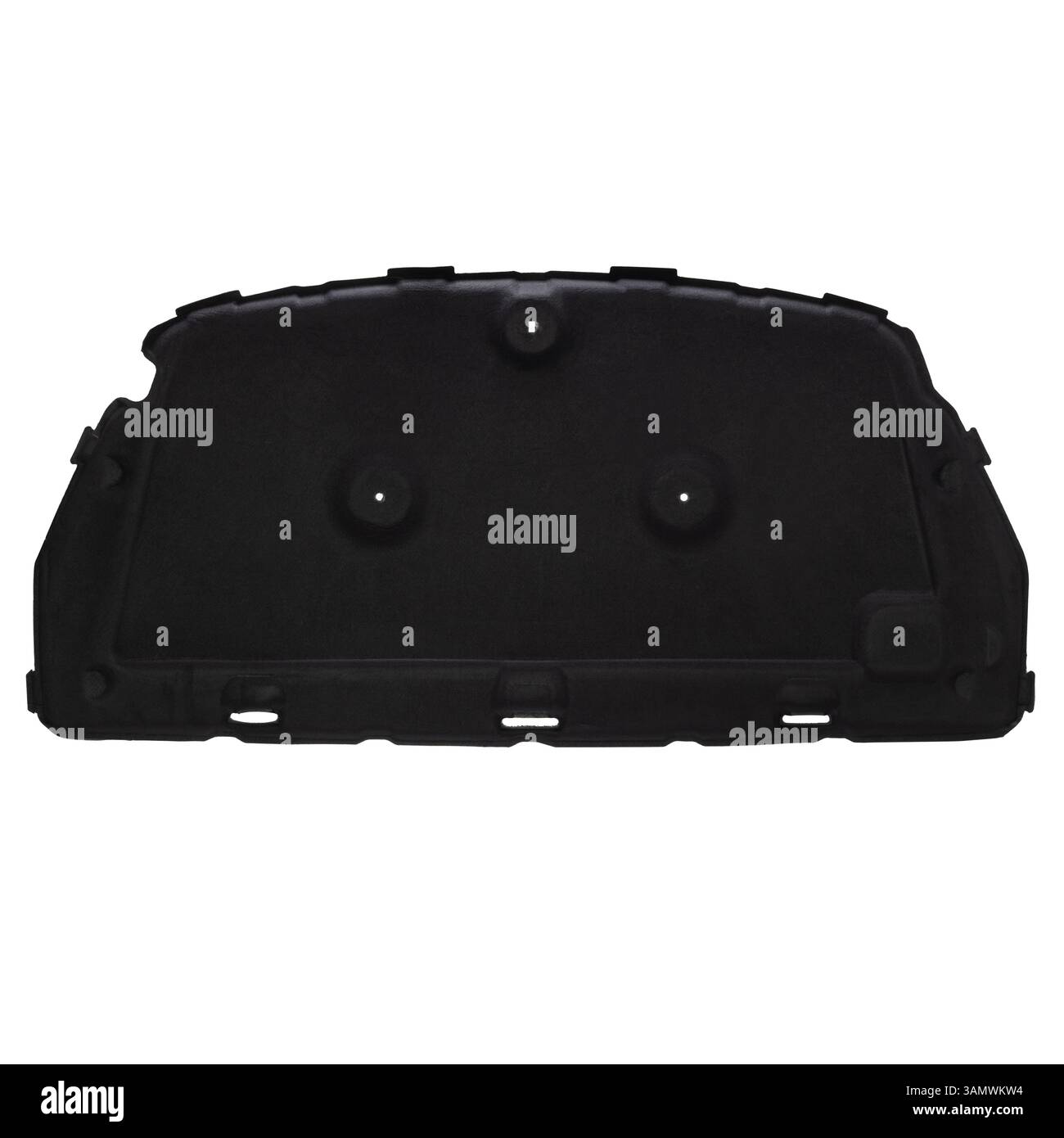 Isolierplatte Für Die Motorhaube In Schwarz Stockfoto