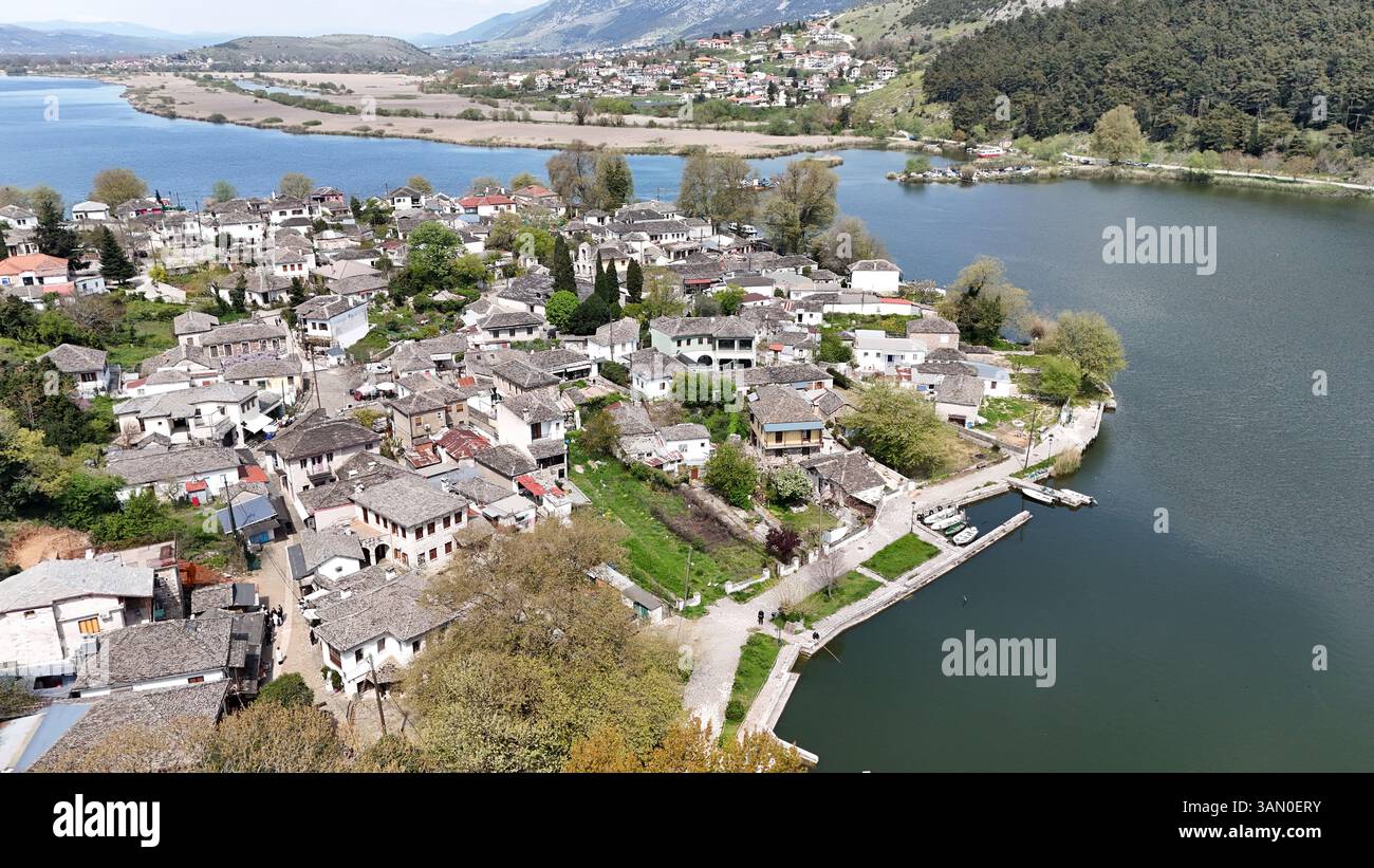 Blick auf Ioannina Island, Epirus, Griechenland Stockfoto