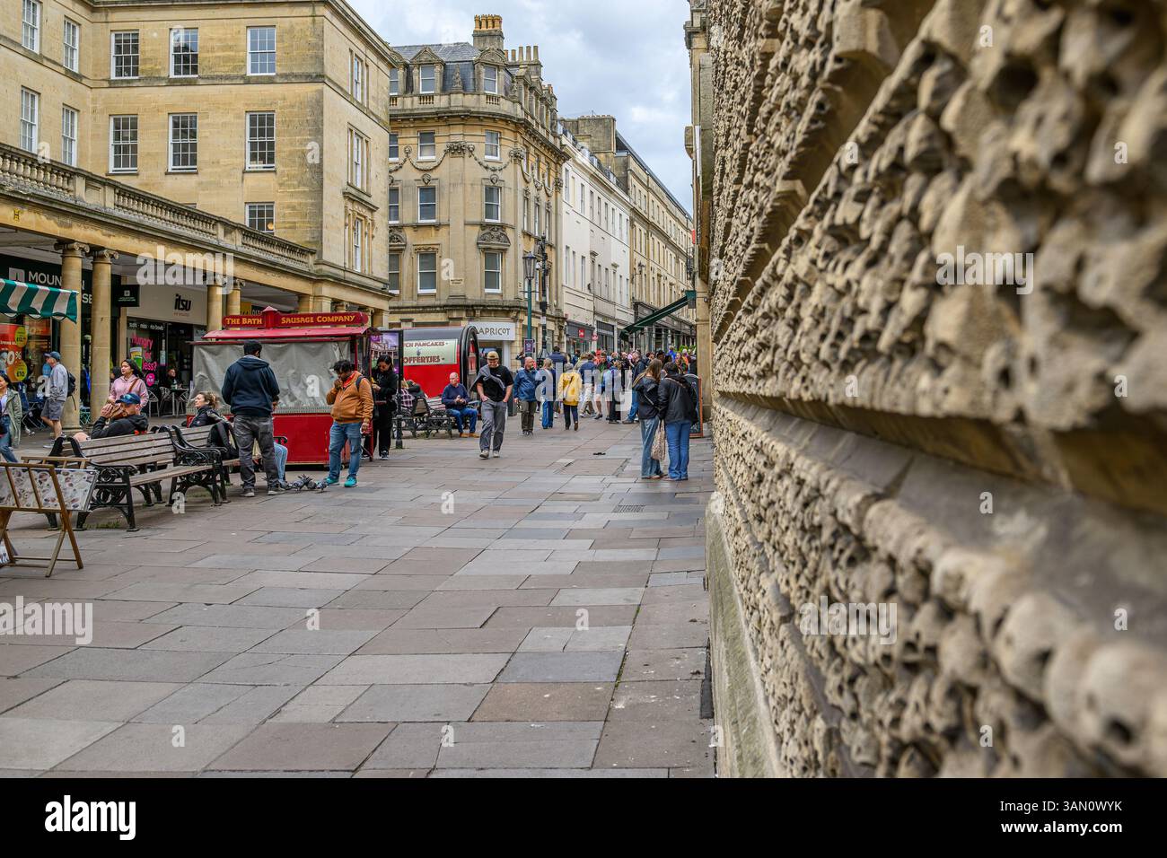 Bath City in Somerset, Großbritannien Stockfoto