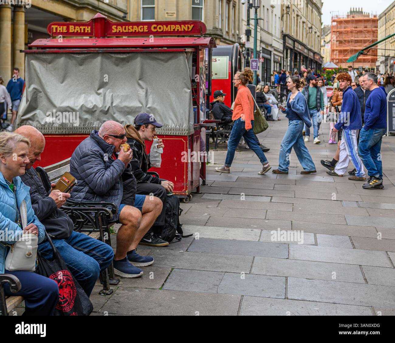 Bath City in Somerset, Großbritannien Stockfoto