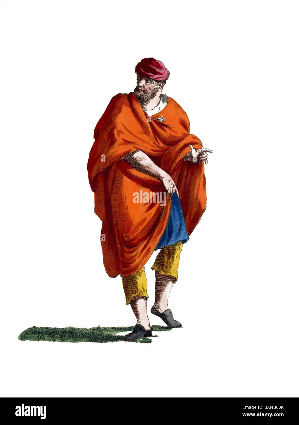 Historische Kleidung, Modegeschichte, Sommerkleid eines Moors aus Marokko, 1695, digital restaurierte Reproduktion eines Originals aus dem 18./19. Jahrhundert, exaktes Datum unbekannt Stockfoto Historische Kleidung, Modegeschichte, Sommerkleid eines Moors aus Marokko, 1695, digital restaurierte Reproduktion eines Originals aus dem 18./19. Jahrhundert, exaktes Datum unbekannt Stockfoto