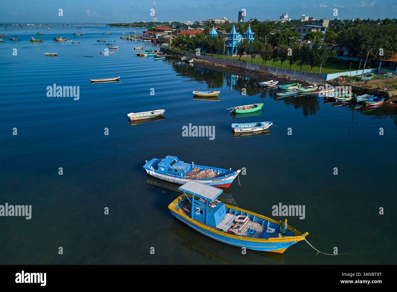 Sri Lanka, nördliche Provinz, Jaffna, katholisches Fischerviertel Stockfoto