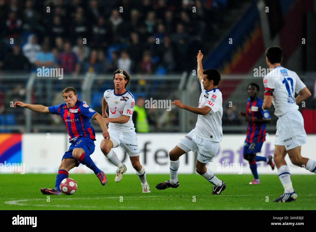 24. März 2010: Xherdan Shaqiri des FC Basel beim Spiel der Axpo League im St. Jacob Park in Basel. Das Spiel endete mit 4:1. (Bild: © John Middlebrook/Cal Sport Media/ZUMApress.com) Stockfoto