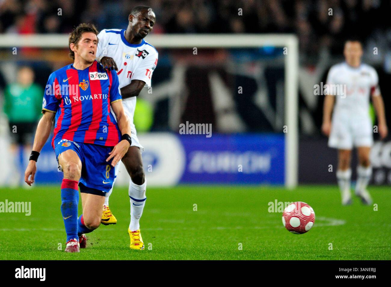 24. März 2010: Benjamin Huggel des FC Basel beim Spiel der Axpo League im St. Jacob Park in Basel. Das Spiel endete mit 4:1. (Bild: © John Middlebrook/Cal Sport Media/ZUMApress.com) Stockfoto