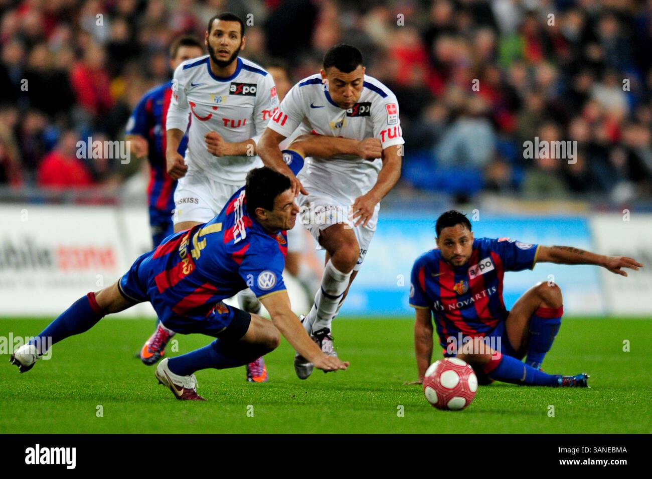 24. März 2010: ATAN Cagdas des FC Basel beim Spiel der Axpo League im St. Jacob Park in Basel. Das Spiel endete mit 4:1. (Bild: © John Middlebrook/Cal Sport Media/ZUMApress.com) Stockfoto