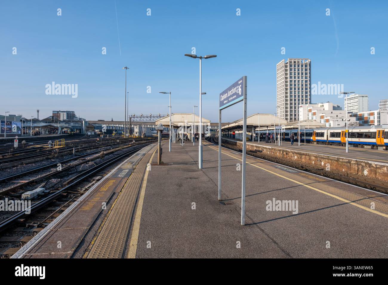 Clapham Junction Station in London Stockfoto