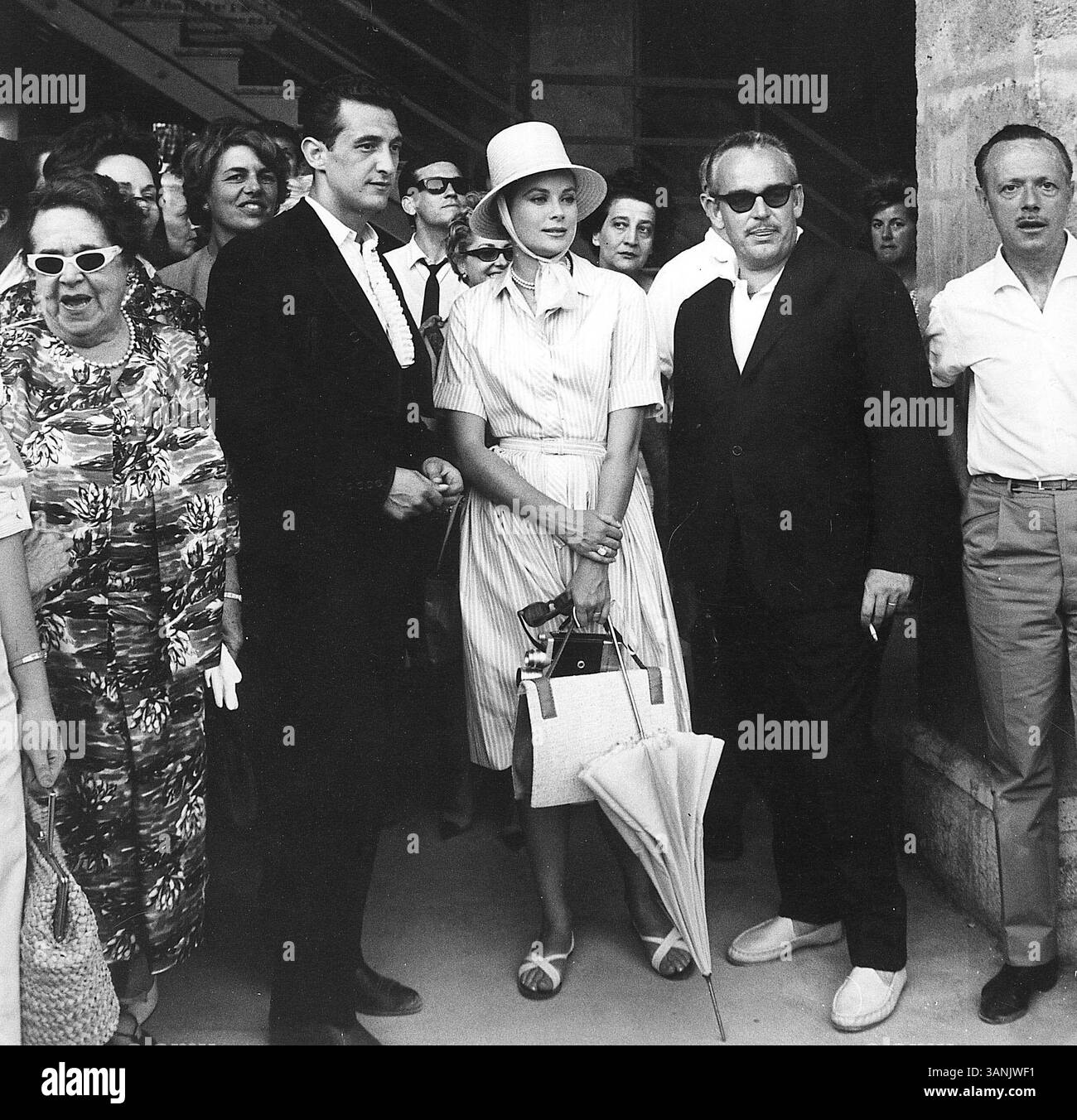 22. März 2005: Prinz Rainier und Prinzessin Grace VON MONACO am 7. April 1961. (Kreditbild: © Globe Photos/ZUMAPRESS.com) Stockfoto