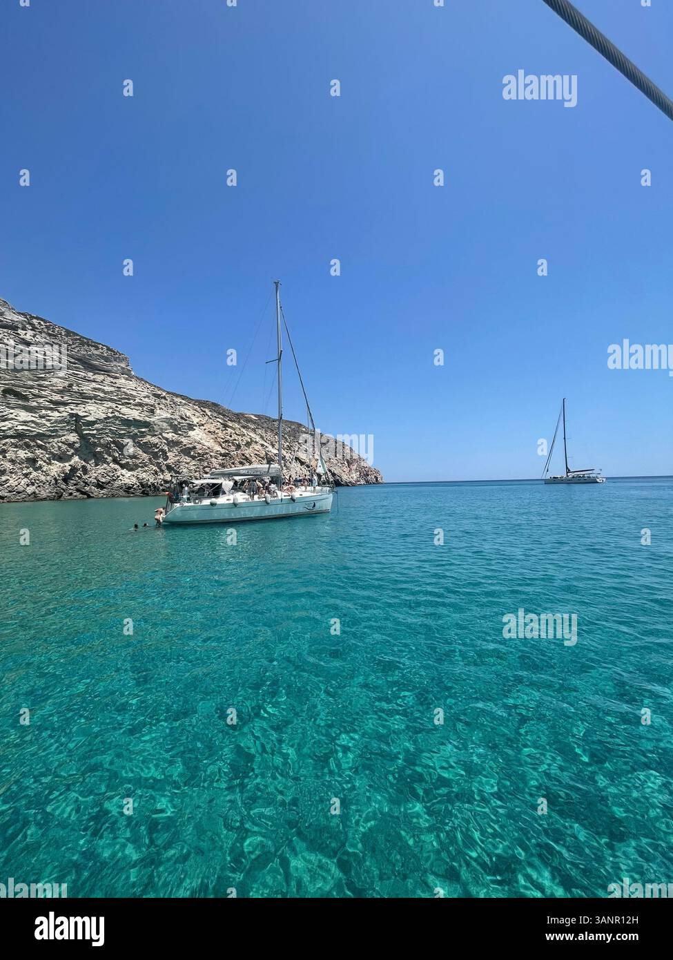 Milos - Smartphone-aufgenommenes Stockfoto