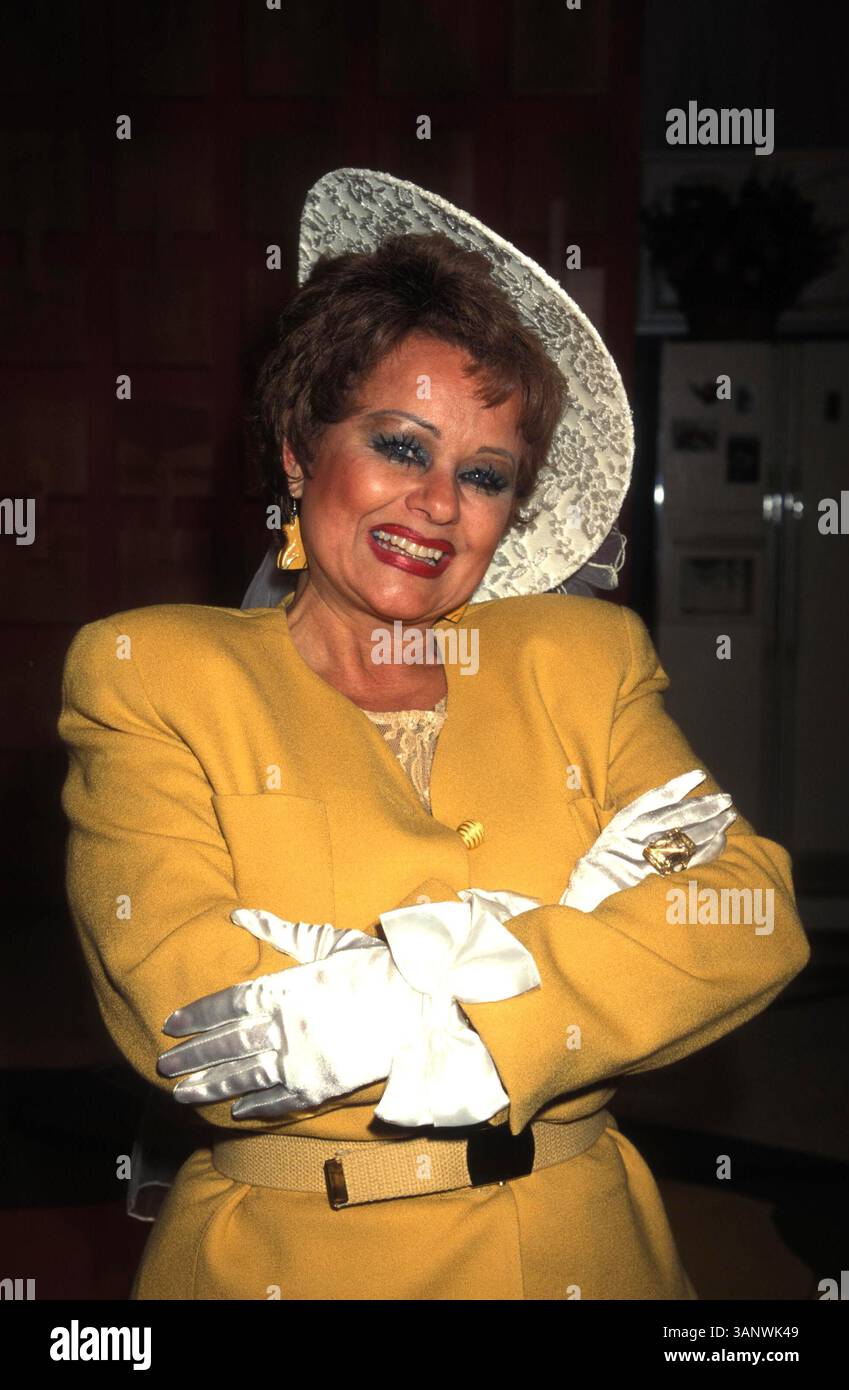 3. JANUAR 2007 - K3554LR. TAMMY FAYE BAKKER TRIFFT BOZO DEN CLOWN 1996. LISA ROSE-(Bild: © Globe Photos/ZUMAPRESS.com) Stockfoto