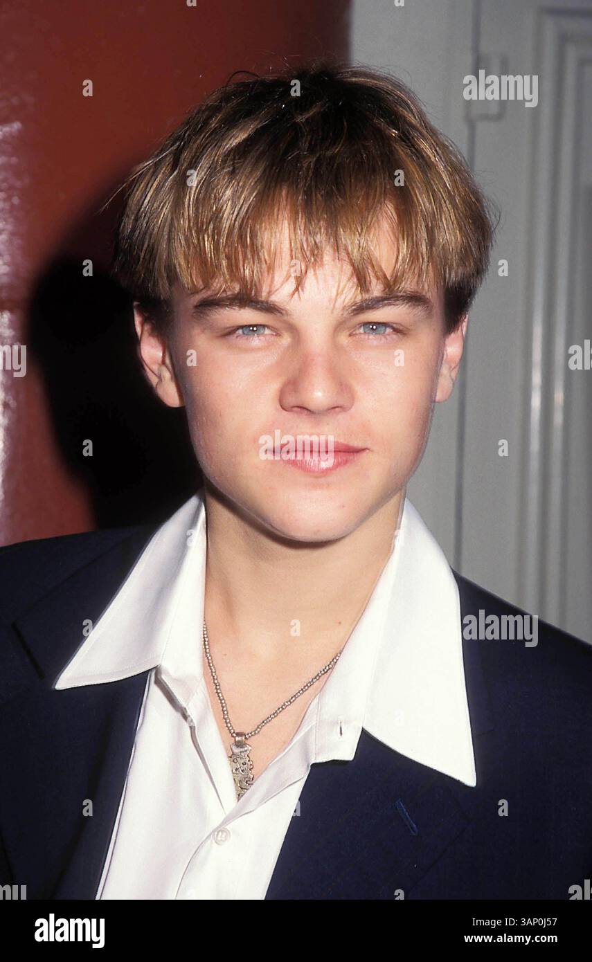 22. JUNI 2007 - BASKETBALL-TAGEBÜCHER PREMIERE 04-19-1995.LEONDARDO DICAPRIO. FREEMAN-MICHELSON- 1995 (Foto: © Globe Photos/ZUMAPRESS.com) Stockfoto
