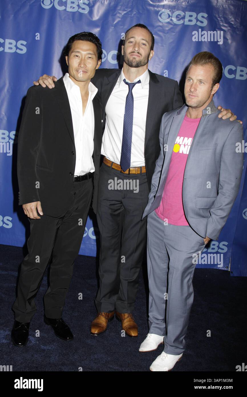 Mai 2011 - New York, New York, USA - CBS 2011-2012 Prime Time im Voraus. Lincoln Center, NYC. Mai 2011. Fotos von , Photos Inc 2011.DANIEL DAY KIM, ALEX O'LOUGHLIN, SCOTT CAAN. (Kreditbild: © Sonia Moskowitz/Globe Photos/ZUMAPRESS.com) Stockfoto