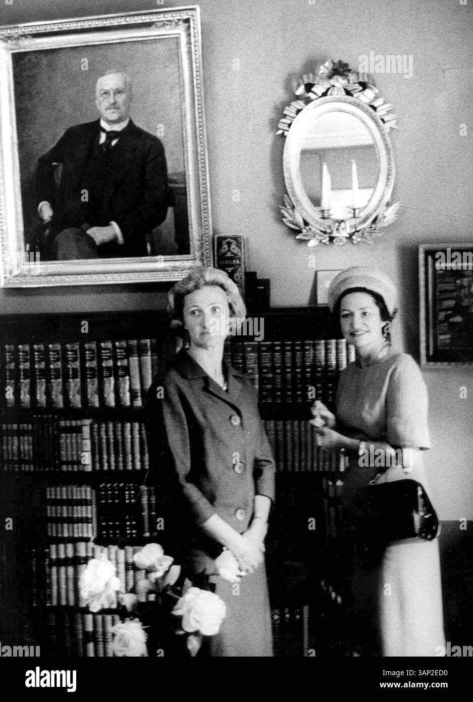 12. JULI 2007 - LADY BIRD JOHNSON MRS LARS WIKSBERG IN PAIMINO , FINNLAND 09-09-1963. LADYBIRDJOHNSONRETRO(Bild: © Globe Photos/ZUMAPRESS.com) Stockfoto