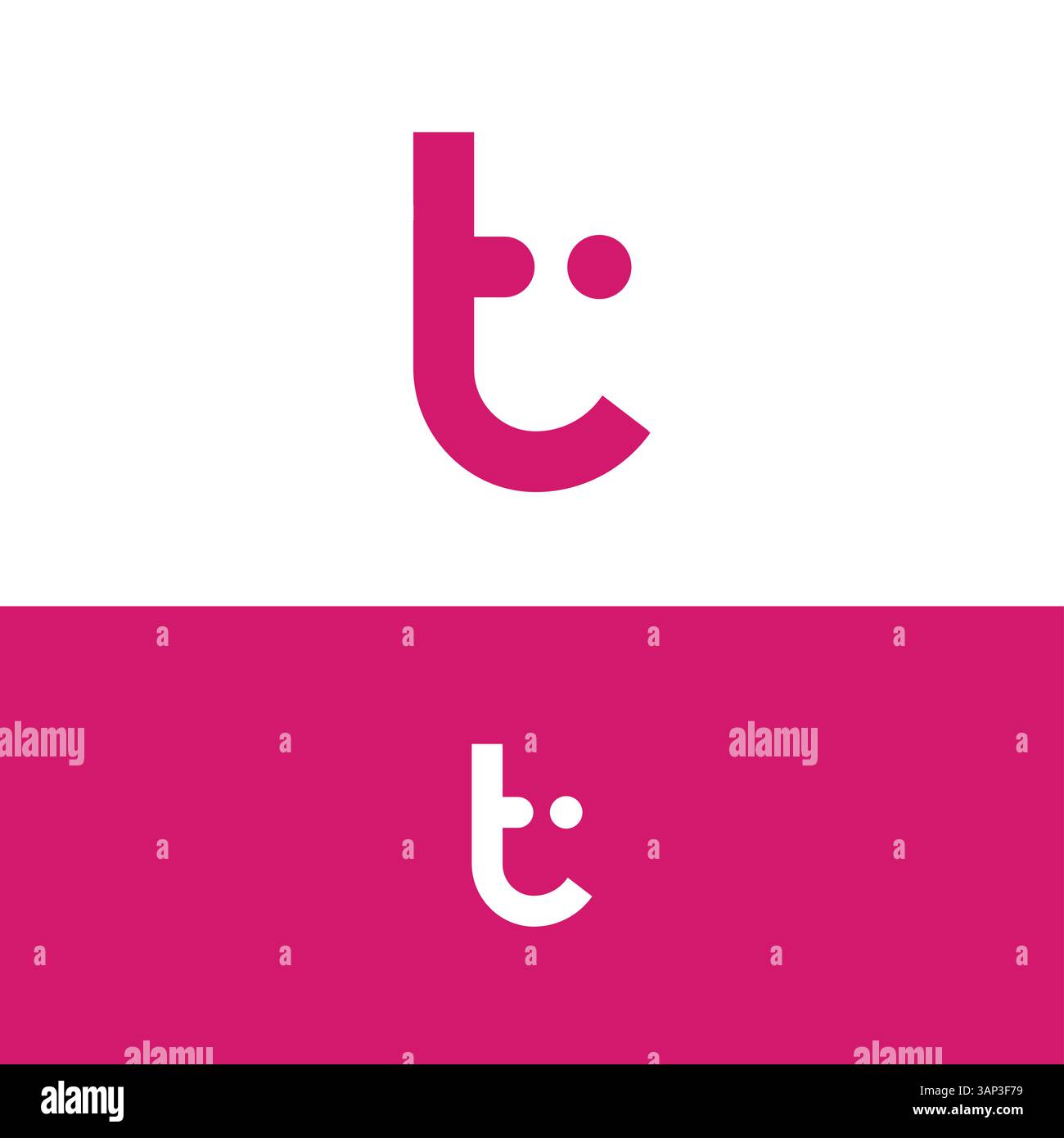 Modernes T-Logo-Design Stock Vektor