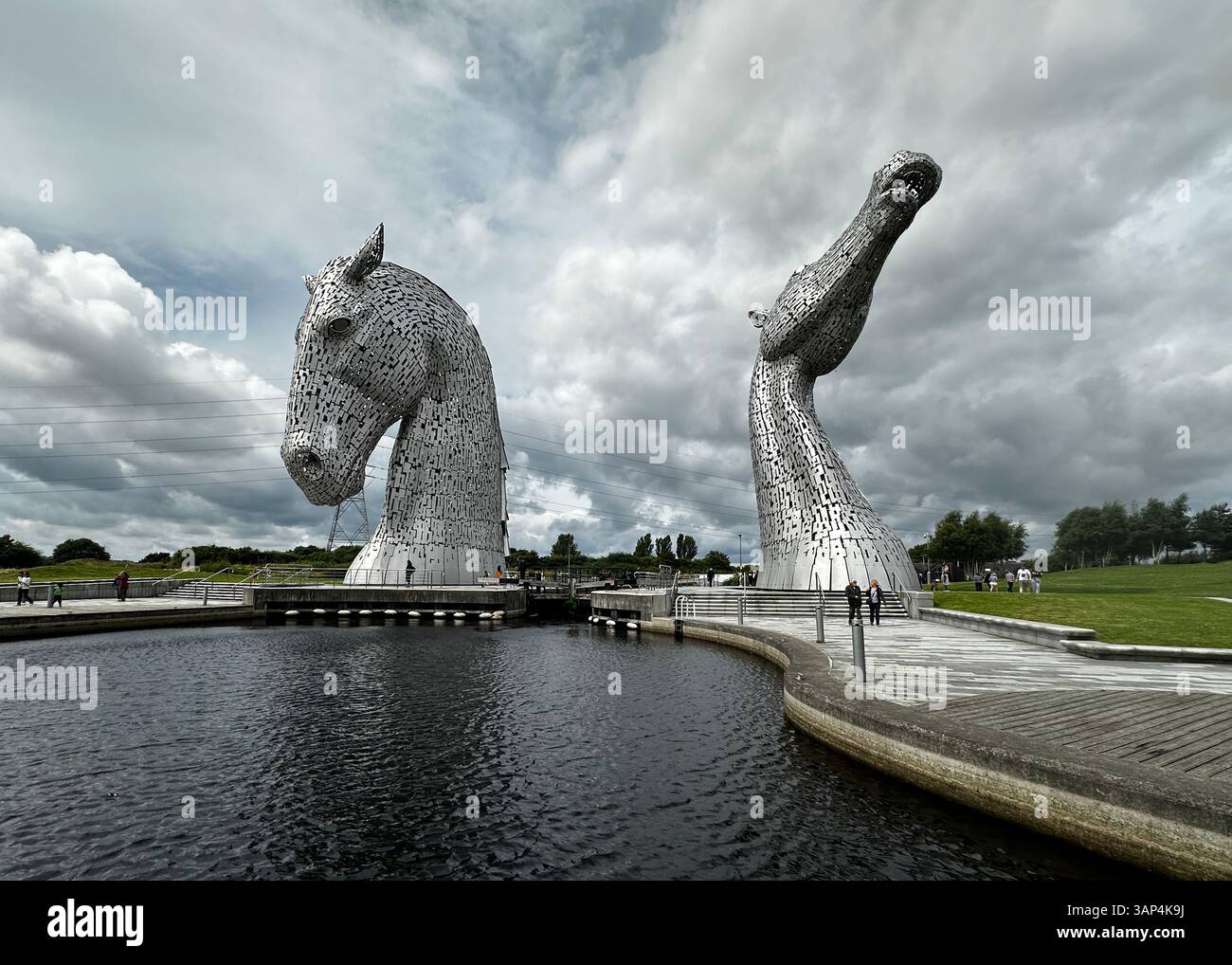 The Kelpies, Schottland, Vereinigtes Königreich Stockfoto