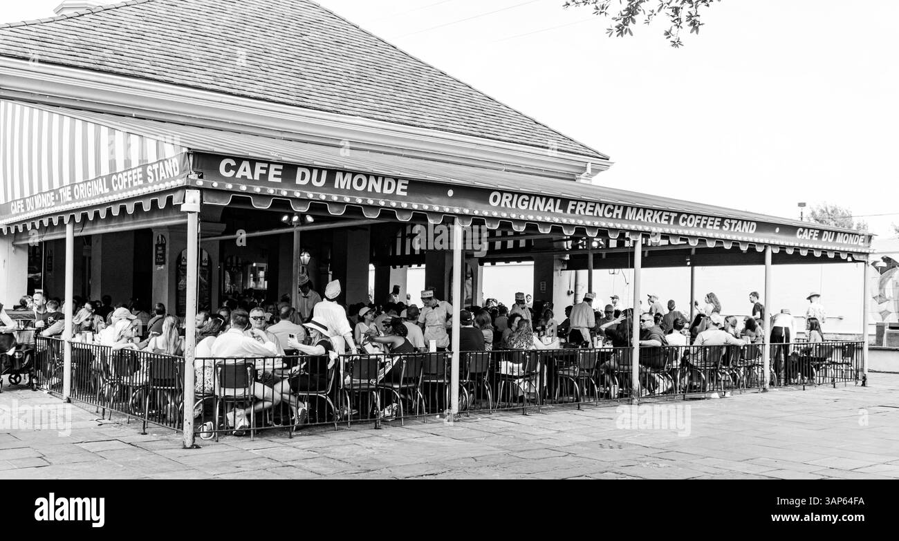 Französisches Marktcafé Stockfoto