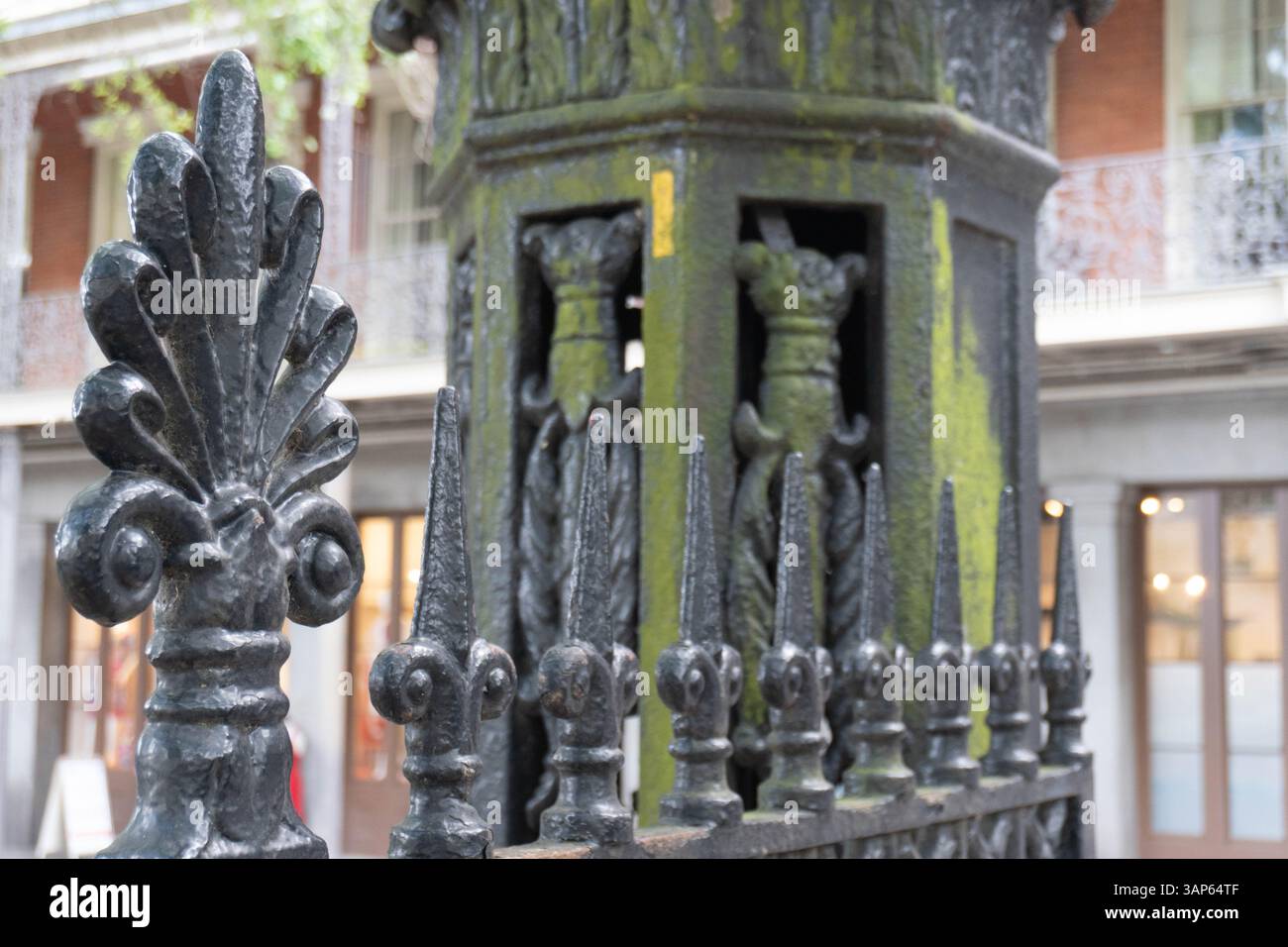 Jackson Square Zaun Workd Stockfoto Jackson Square Zaun Workd Stockfoto