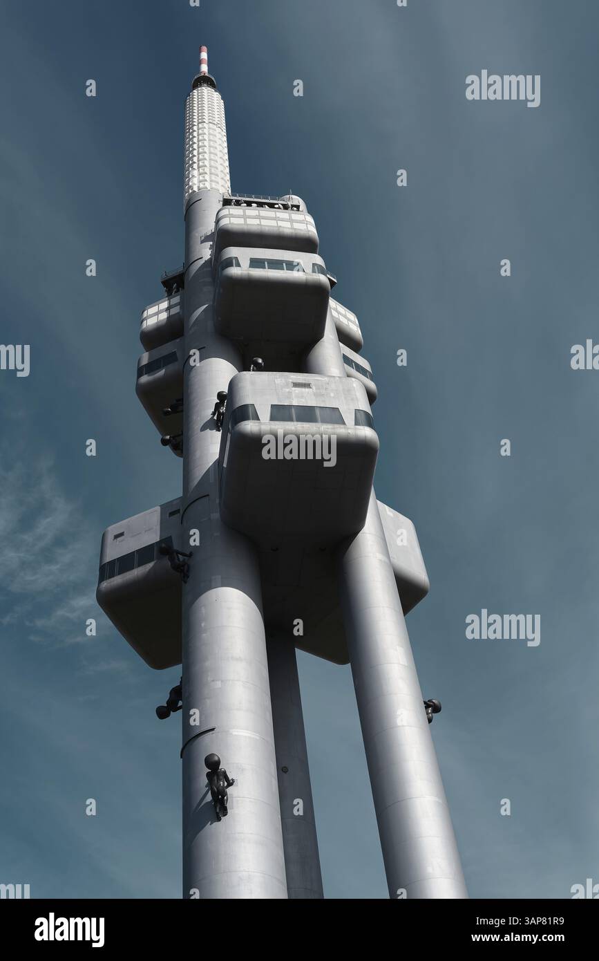 Fernsehturm in Prag Stockfoto