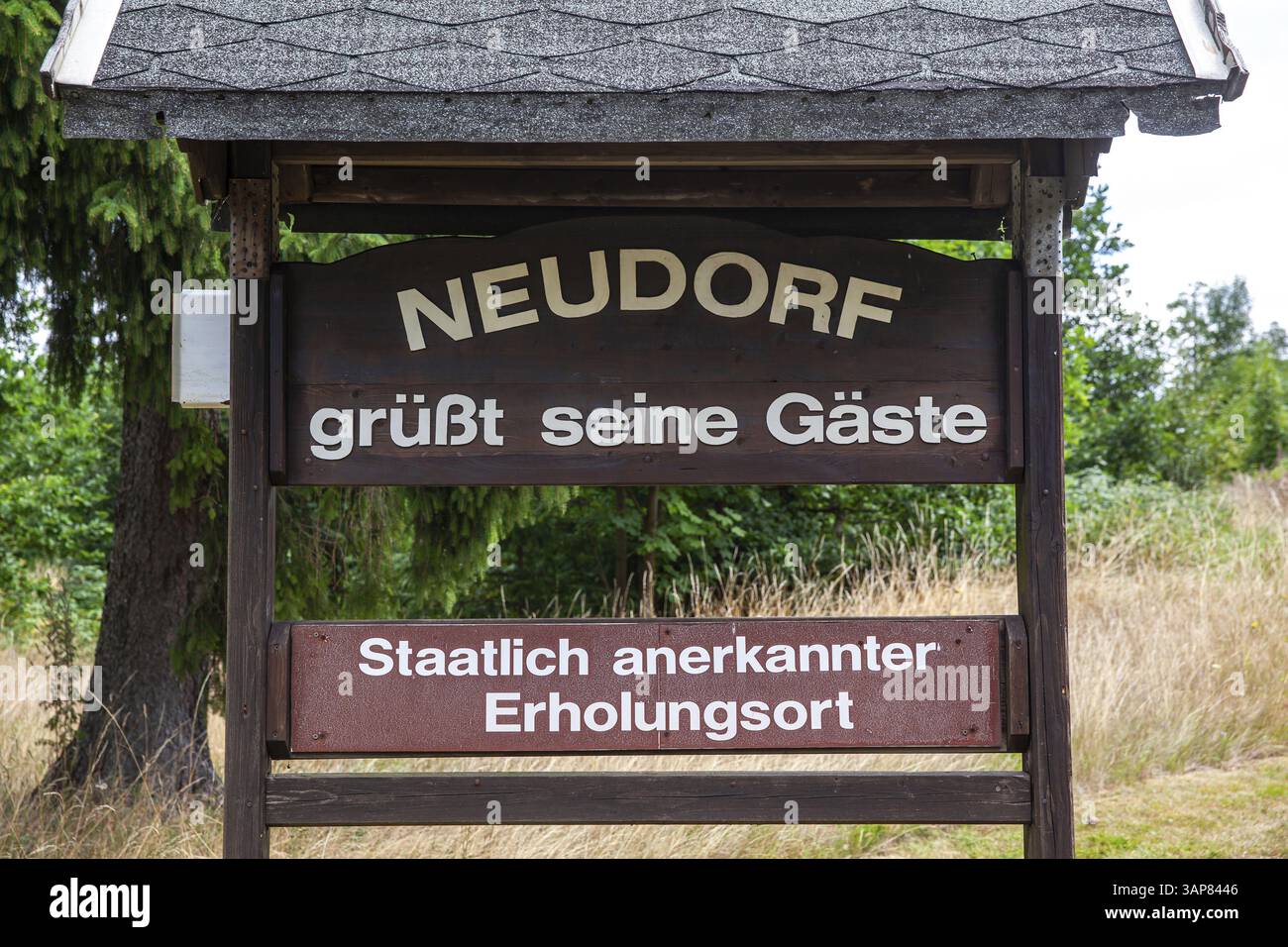 Wandern im Harz Naturerlebnis Harz im Selketal Stockfoto