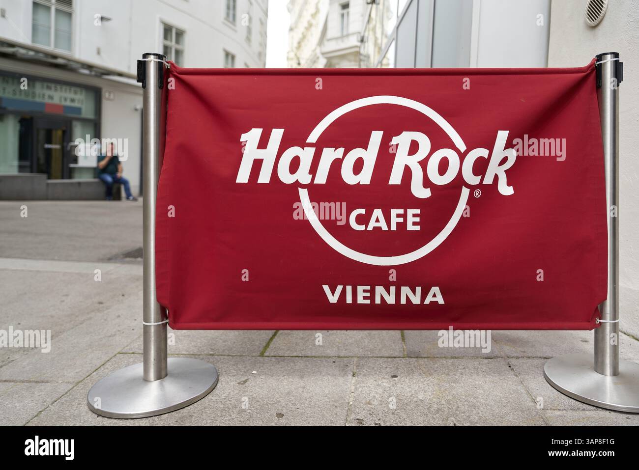 Hard Rock Cafe im Stadtzentrum von Wien in Österreich Stockfoto
