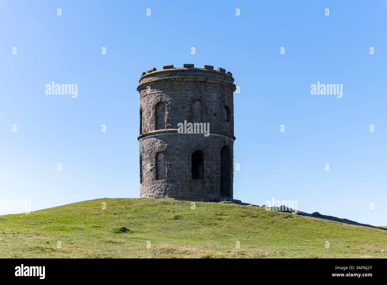 Solomon's Temple in Grin Low oberhalb von Buxton, Derbyshire, England. Stockfoto