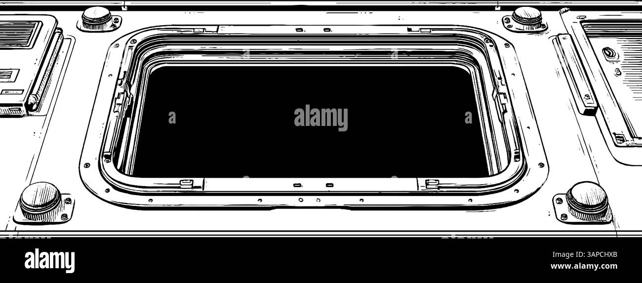 Eisbecher und Kirschbilder mit Vintage-Gravur für Designprojekte. Stock Vektor