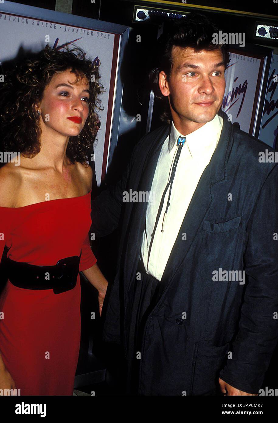 Januar 2011 - New York, New York, USA - F4357.1987. DIRTY DANCING PREMIERE. JENNIFER GREY PATRICK SWAYZE. (Bild: © John Barrett/Globe Photos/ZUMAPRESS.com) Stockfoto