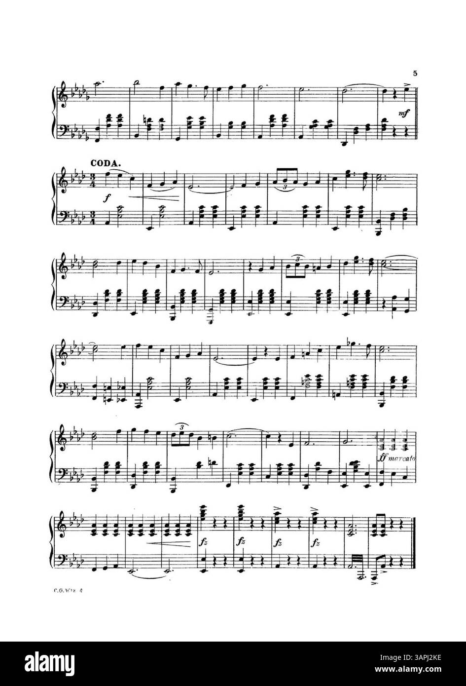 Das Notenblatt für „Karneval German Walzer“ ist Herrn Philip Werlein gewidmet und zeigt einen festlichen, traditionellen deutschen Walzer-Stil. Das Cover unterstreicht die Hingabe an Herrn Werlein, eine Schlüsselfigur in der Musikszene. Stockfoto