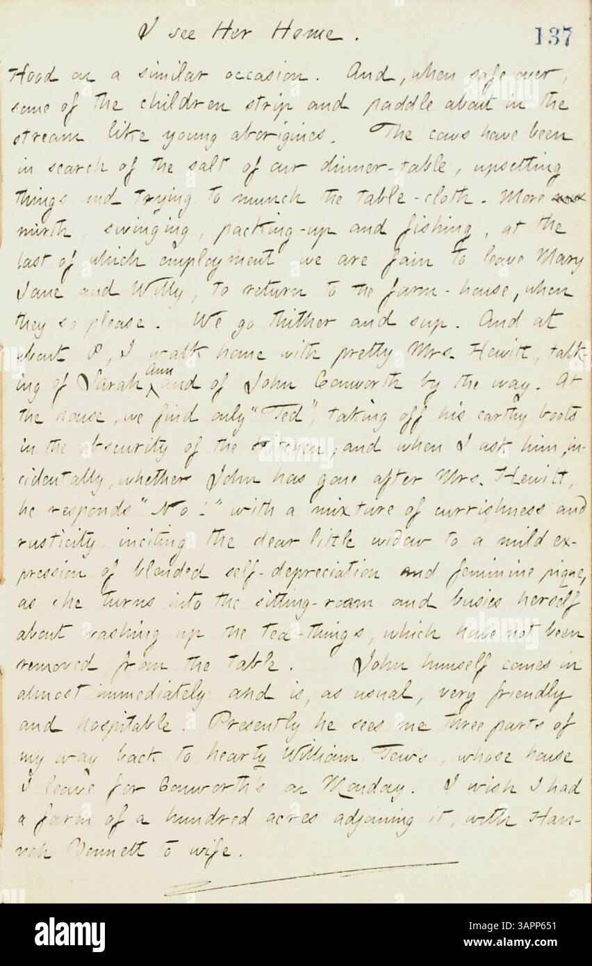 Dieser Band vom 15. Juni bis 10. Oktober 1861 dokumentiert Thomas Butler Gunns Beobachtungen während der Anfänge des Bürgerkriegs. Dazu gehören seine Besuche in Militärlagern, gesellschaftliche Veranstaltungen wie eine Hochzeitsfeier und persönliche Familienbesuche, darunter Reisen nach Paris, Ontario und Rochester. Stockfoto