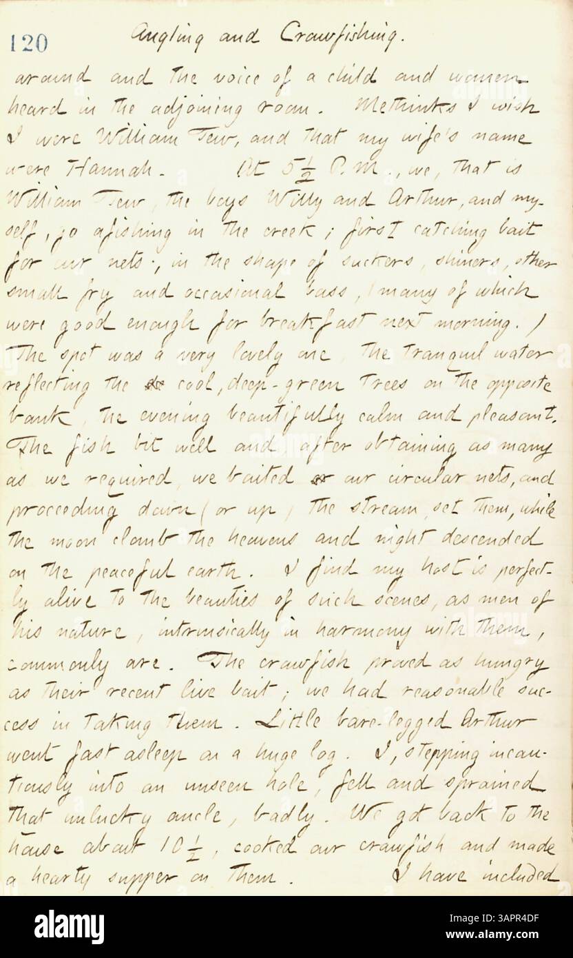 Dieser Band von Thomas Butler Gunns Tagebüchern vom 15. Juni bis 10. Oktober 1861 gibt Einblicke in seine Erfahrungen in den frühen Stadien des Bürgerkriegs in New York. Gunn erzählt von seinen Erfahrungen in Militärlagern, in Pensionen, bei Hochzeitsempfängen und Reisen nach Rochester und Paris, Ontario. Stockfoto