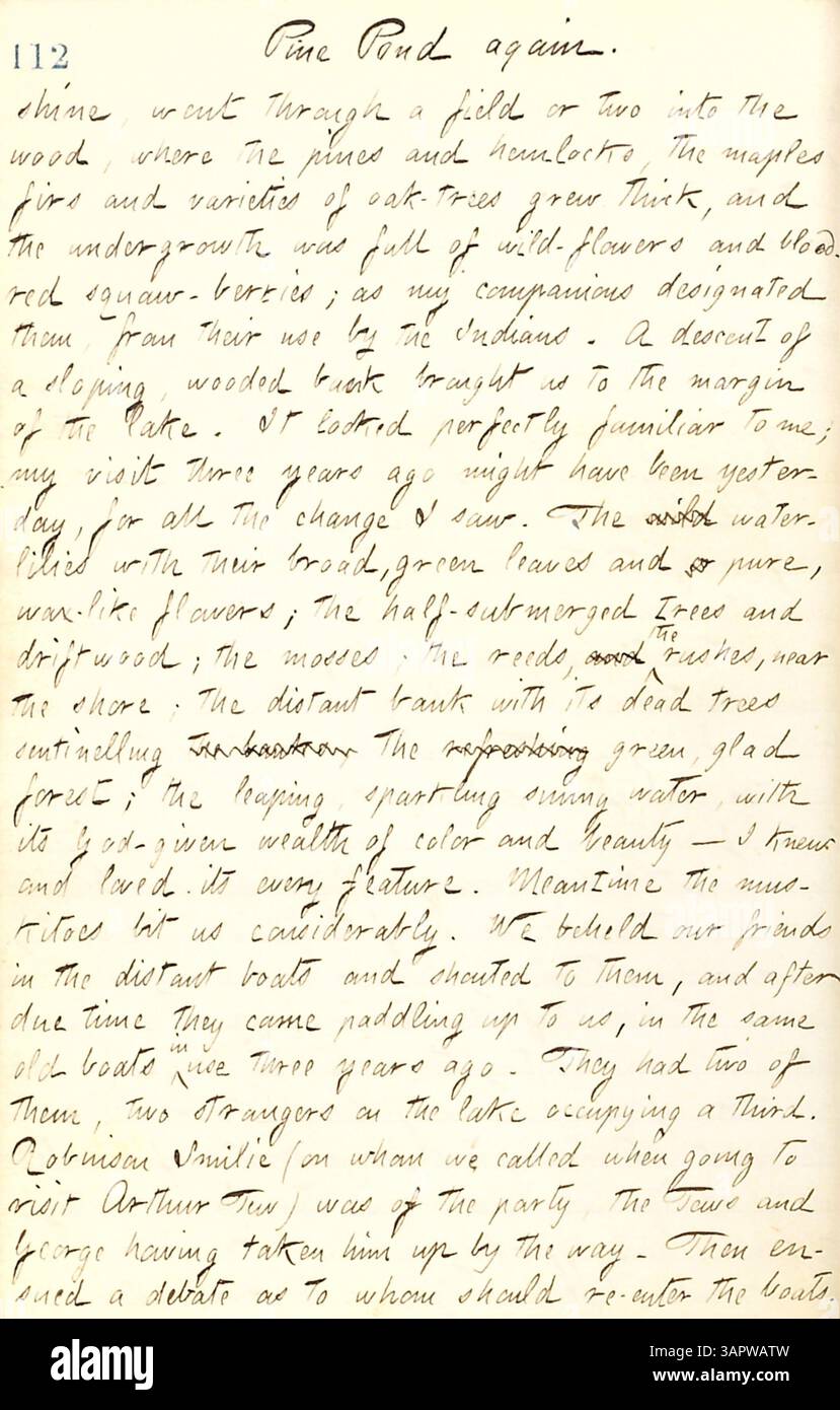 Dieser Band von Thomas Butler Gunns Tagebüchern vom 15. Juni bis 10. Oktober 1861 enthält seine Beobachtungen von New York zu Beginn des Bürgerkriegs. Er beschreibt auch seine Besuche in Militärlagern, das Leben in Pensionen, einen Hochzeitsempfang und Reisen nach Rochester und Paris, Ontario. Gunn bietet eine einzigartige Perspektive auf das tägliche Leben und wichtige Ereignisse in dieser turbulenten Periode der amerikanischen Geschichte. Stockfoto