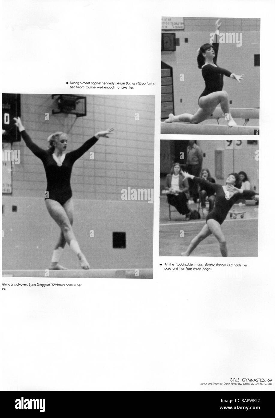 Das Jahrbuch „Windigo“ 1981 der Edina West High School fasst die akademischen, sportlichen und außerschulischen Höhepunkte des Schuljahres 1980-1981 zusammen und zeigt die Beteiligung und Erfolge der Schüler. Stockfoto