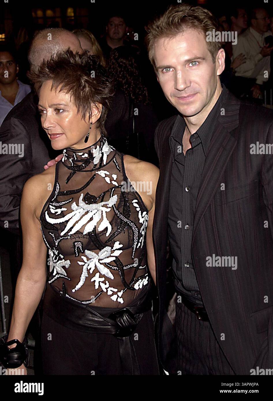 Januar 2011 - K26485JKRON SD0930.''RED DRAGON'' PREMIERE IM ZIEGFELD THEATER , NEW YORK CITY . JOHN KRONDES/2002.FRANCESCA ANNIS & RALPH FIENNES(Bild: © Globe Photos/ZUMAPRESS.com) Stockfoto