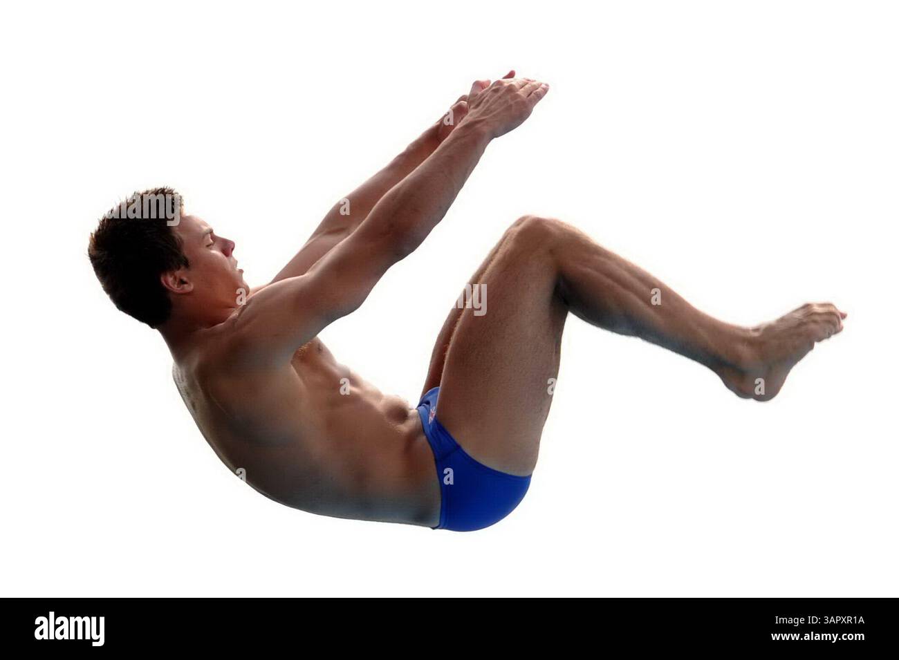 23. Juli 2011; Shanghai, CHINA; Thomas Daley aus Großbritannien nimmt an der Vorrunde der 10-m-Plattform der Männer am 8. Tag der 14. FINA-Weltmeisterschaft im Oriental Sports Center Teil. (Bild: © Jianmin Liu/Osports via ZUMA Wire) Stockfoto