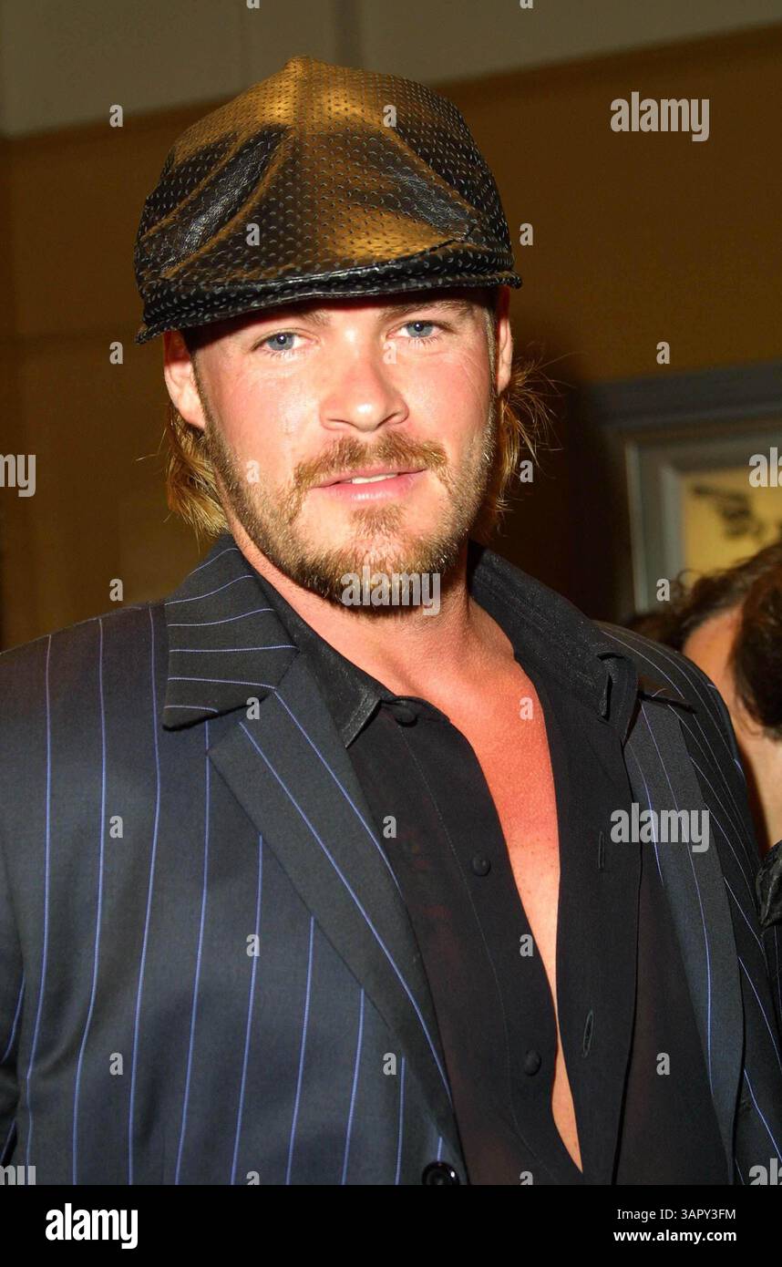 Januar 2011 - 10/02/02 WESTWOOD, KALIFORNIEN. Die Transporter-Premiere Mann Village Theater Westwood Kalifornien. Glenn Weiner/ I7023GW.Â ©2002..Matt Schulze(Bild: © Globe Photos/ZUMAPRESS.com) Stockfoto