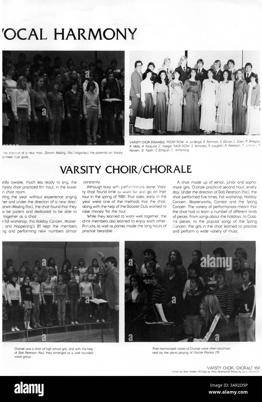 Das Jahrbuch „Windigo“ 1981 der Edina West High School erfasst die Erfahrungen von Schülern, Lehrkräften, Vereinen und Sportmannschaften während des Schuljahres 1980-1981 und dokumentiert wichtige Schulereignisse. Stockfoto